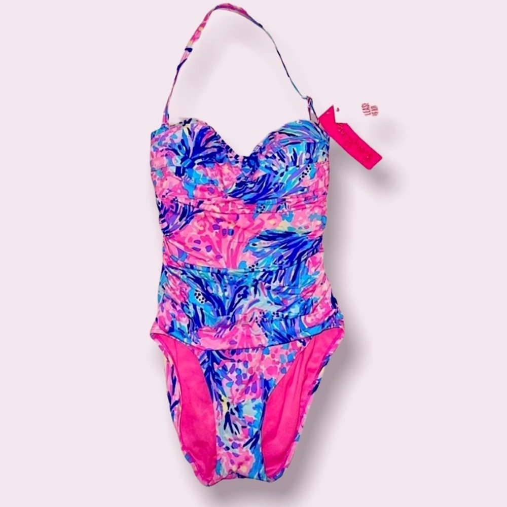 New Lilly Pulitzer Flamenco Swimsuit One Piece
